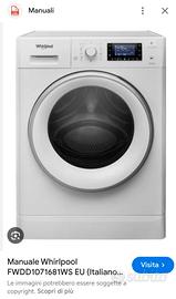 pezzi di ricambio per lavasciuga  Whirlpool 11 kg 