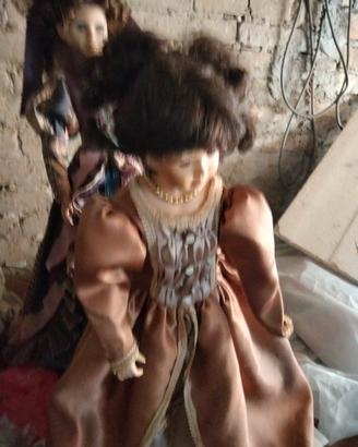bambole da collezione o dame in porcellana 