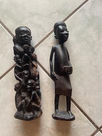 Statuine in ebano
