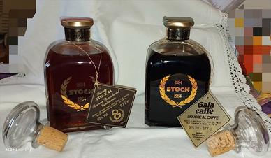 Bottiglie Brandy Stock 84 e Gala Caffè 