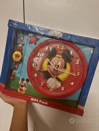 Set orologio+orologio da polso di topolino