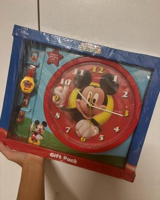 Set orologio+orologio da polso di topolino