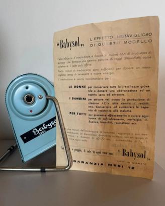 lampada vintage Babysol