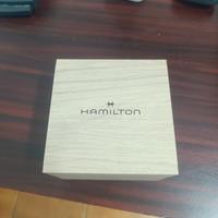 scatola Hamilton per orologi in legno 