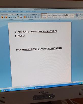 Monitor Video17" Fujitsu Siemens LCD