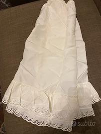 Sottogonna in pizzo di Sangallo vintage