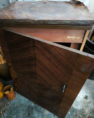 Macchina da Cucire Necchi 267 con mobile in legno 