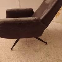 poltrona reclinabile anni 60 