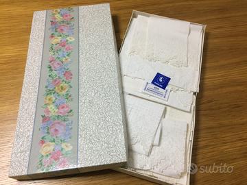 Asciugamani puro lino - ricamo fiorentino