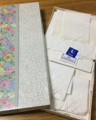 Asciugamani puro lino - ricamo fiorentino