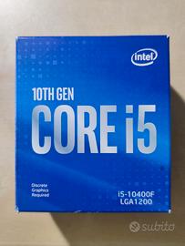 i5 10400f boxato con dissipatore 