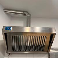 Cappa professionale in acciaio INOX