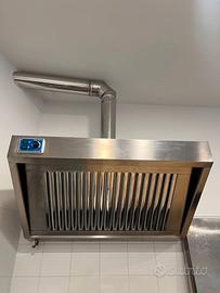 Cappa professionale in acciaio INOX