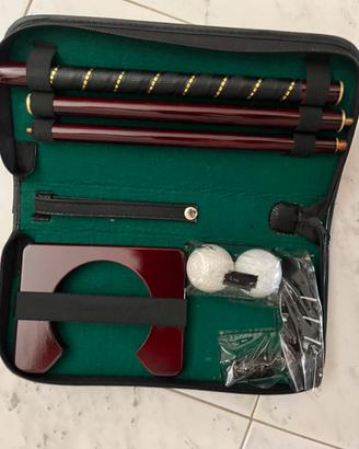 Gioco golf da giardino portatile.