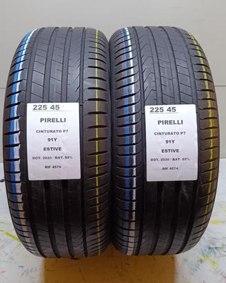 2 GOMME 225 45 18 PIRELLI RIF4574