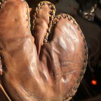 Guanto baseball pelle Mc Gregor fine anni 40