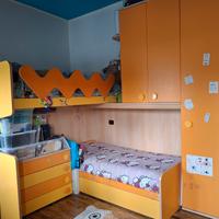 cameretta ponte con 3 letti