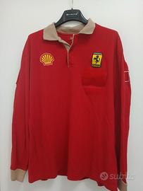 Maglia Polo Vintage Scuderia Ferrari Meccanico F1