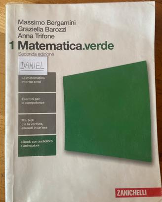 Matematica verde 2 Ed. Vol. 1