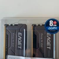 RAM DDR4 16 GB (2x8 GB) 3200 MHz Eaget – nuova sig