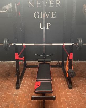 Rack decathlon + attrezzature varie