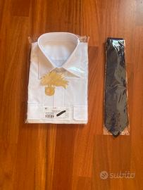 Camicia bianca e cravatta bliu notte Arma CC