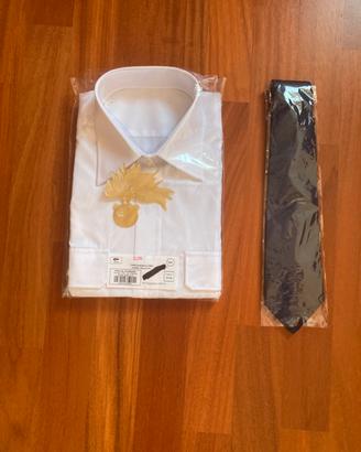 Camicia bianca e cravatta bliu notte Arma CC