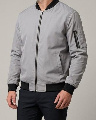 Bomber Uomo MA-1 Grigio Chiaro Taglia L
