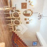 Tavolo in cristallo con sei sedie