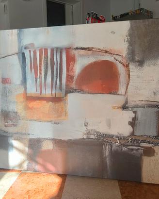 Stampa su tela disegno astratto 135 X 90