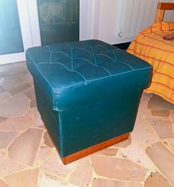 Pouf vintage in pelle (Puff)