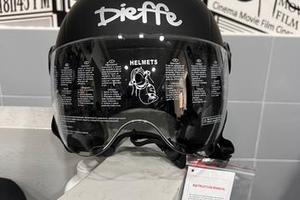 CASCO DIEFFE E-BIKE NERO OPACO VISIERA ELICOTTERO