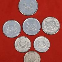 10 monete Singapore/collezione