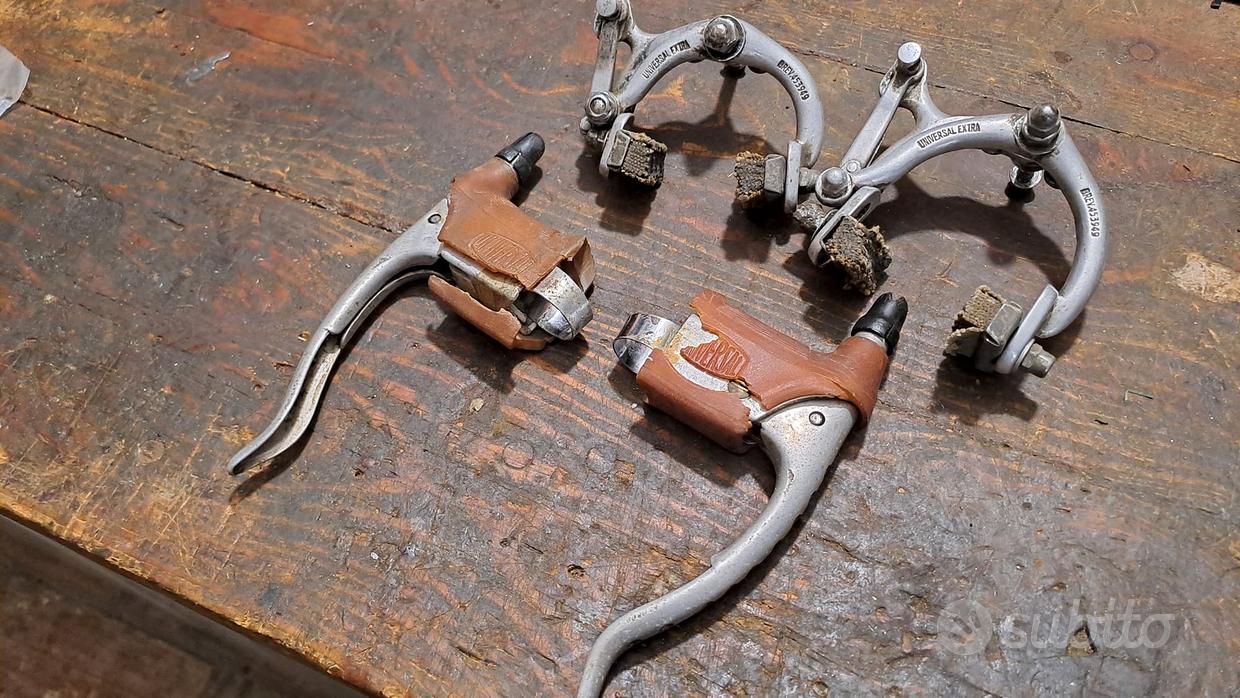 Freins Vélo Course Universels - Fer - Vintage Italie - Avant Et Arrière