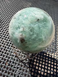 Sfera di La fluorite verde Naturale, Cristallo