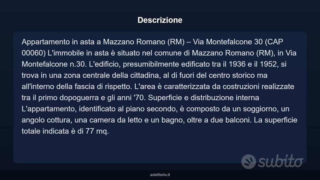 Appartamento – Mazzano Romano, Borgo, Roma Capitale - Vista 4