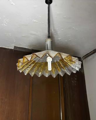 Lampadario vetro Murano - Venini - Vintage '70