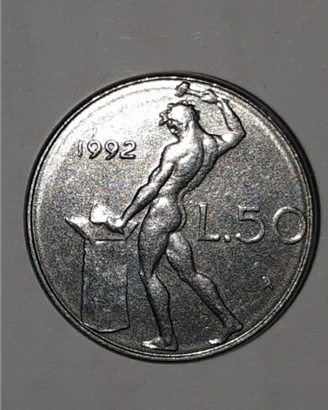 50 lire piccola del 1992 1993 1994