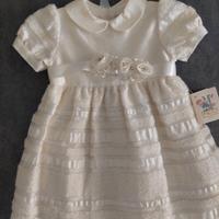 vestito battesimo bimba 4 mesi