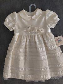 vestito battesimo bimba 4 mesi