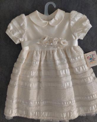 vestito battesimo bimba 4 mesi