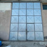 Portellone scorrevole in ferro  zingato 4x5metri