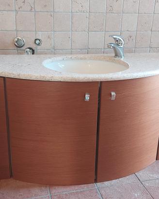 Mobile bagno sospeso 145×38-55×50h