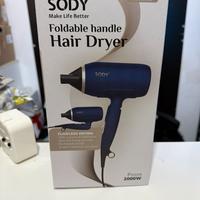 Asciugacapelli SODY 2000W con manico pieghevole –