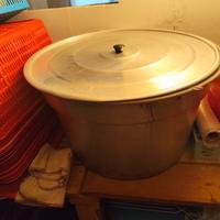 Pentola Caldaia in Alluminio per Pomodori 63cm