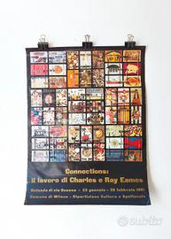 Manifesto Mostra Charles e Ray Eames 1981