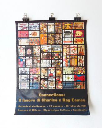 Manifesto Mostra Charles e Ray Eames 1981