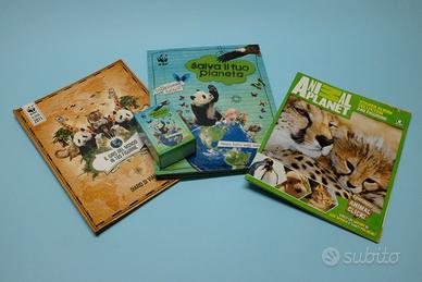 3 Album figurine carte coll WWF Animal Planet 2011