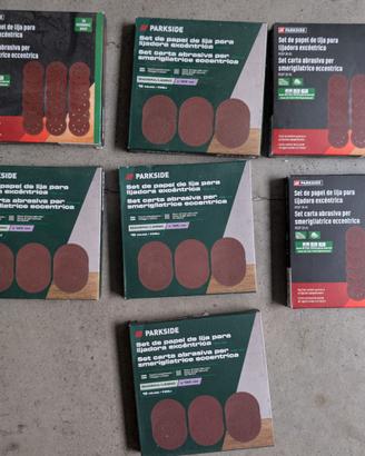 set carta abrasiva mista 7 confezioni PARKSIDE