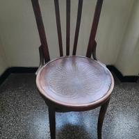 Sedie retrò originali in legno 